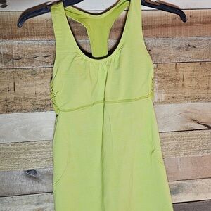 Lululemon Green Racerback Tank Top